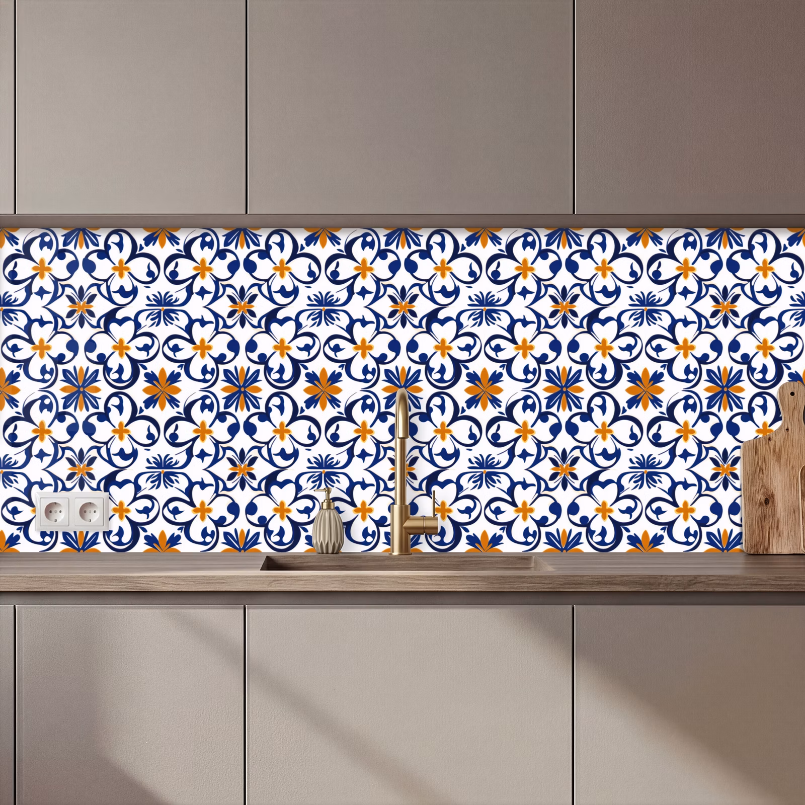 Schienale cucina - Motivo - Moderno - Colorato — 1