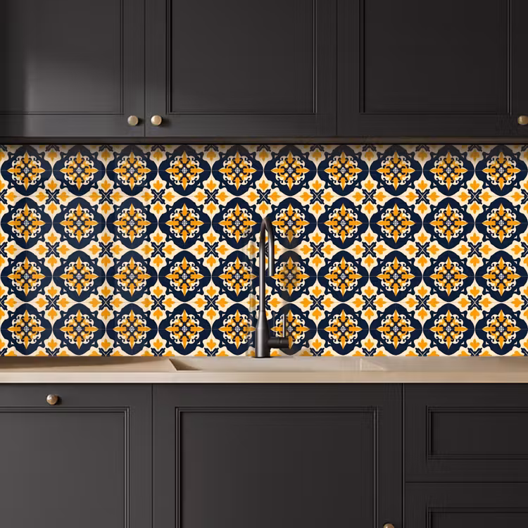 Schienale cucina - Motivo - Piastrella decorativa - Colorata — 6