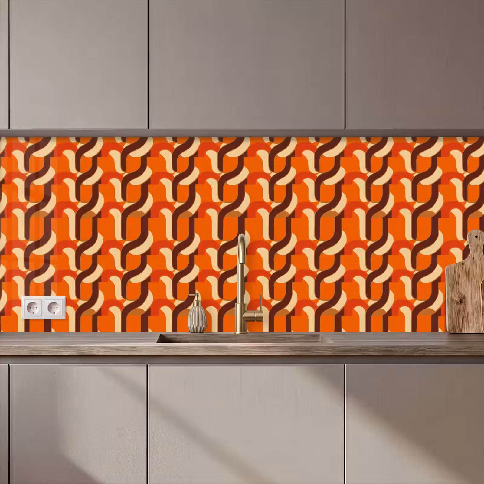 Schienale cucina - Retrò - Moderno - Colorato — 1