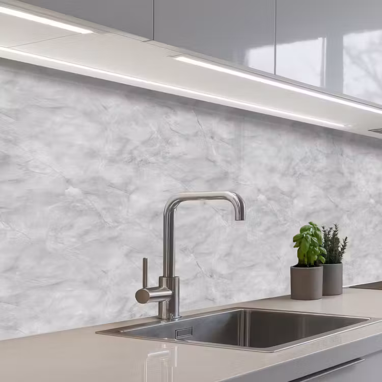 Schienale cucina - Grigio - Marmo - Opaco — 2