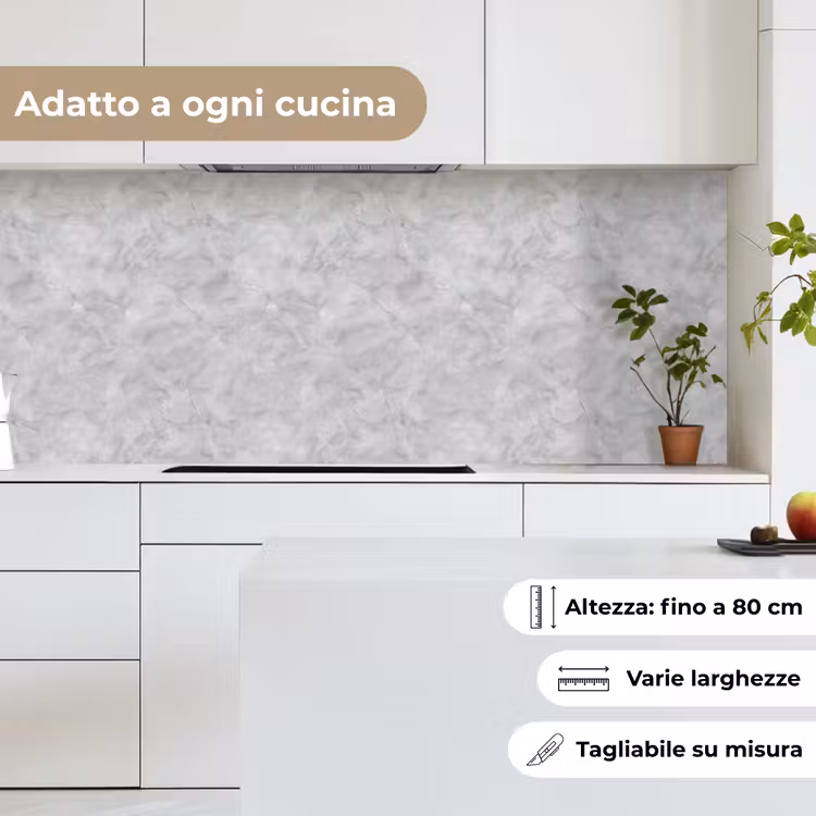 Schienale cucina - Grigio - Marmo - Opaco — 7