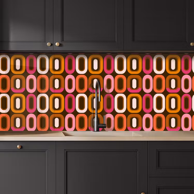 Schienale cucina - Moderno - Retrò - Colorato — 6