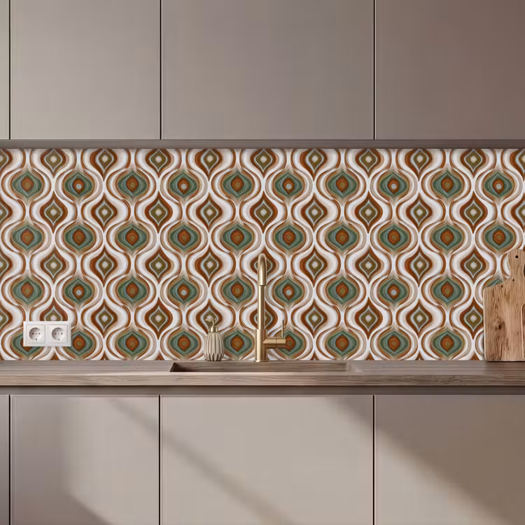 Schienale cucina - Motivo - Modello - Colorato — 1