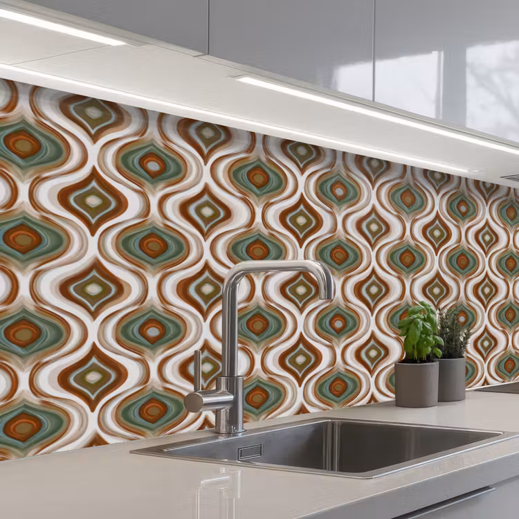 Schienale cucina - Motivo - Modello - Colorato — 2