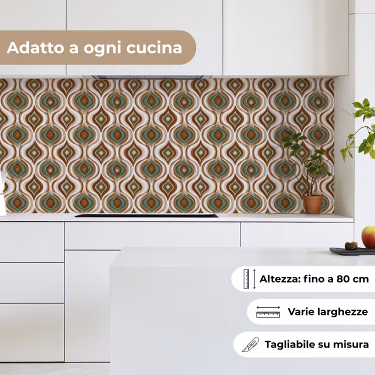 Schienale cucina - Motivo - Modello - Colorato — 7