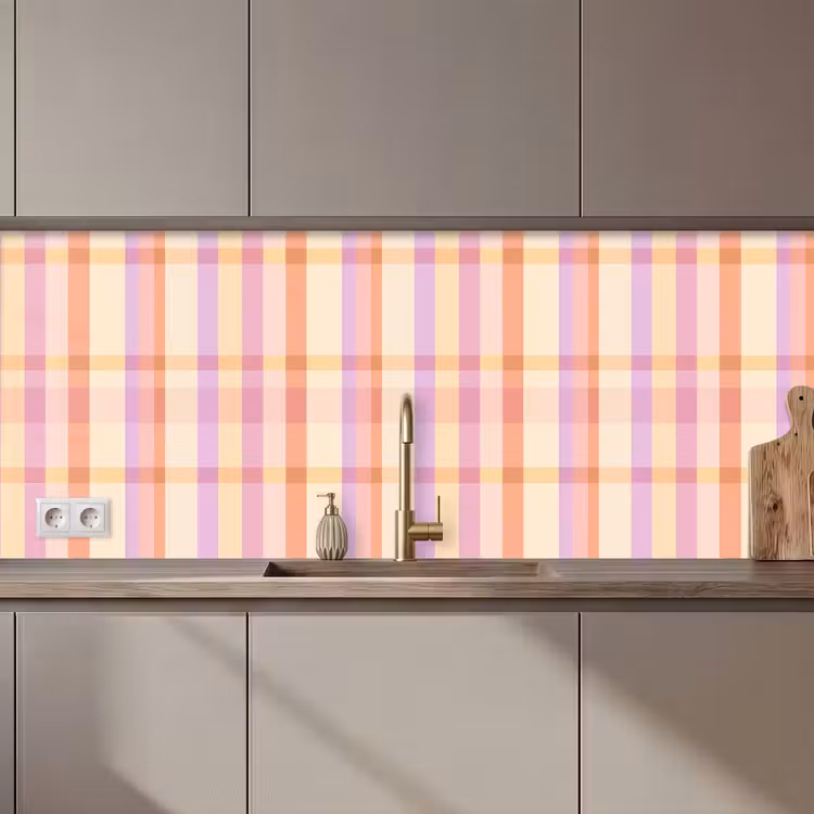 Schienale cucina - Pastello - Fuori modello - Geometrico — 1