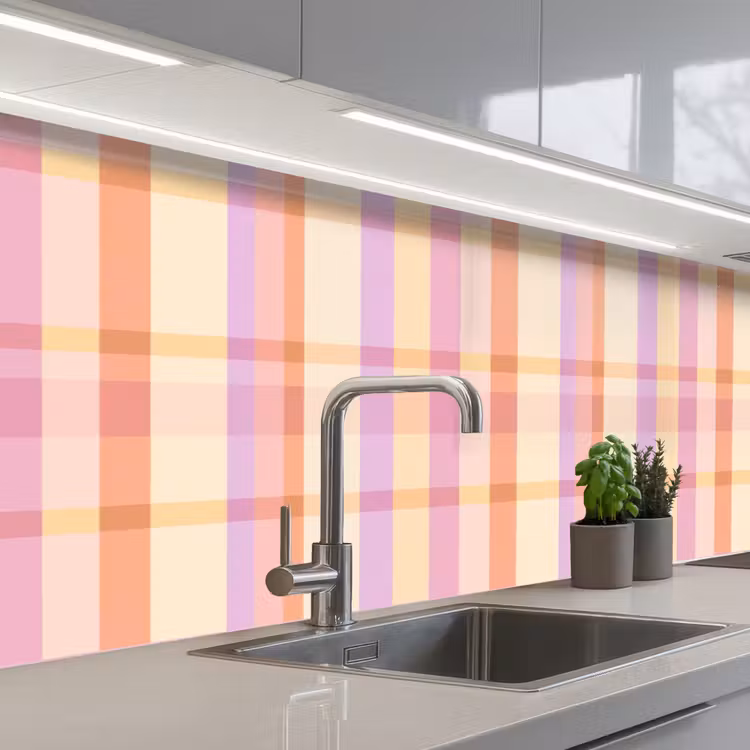 Schienale cucina - Pastello - Fuori modello - Geometrico — 2
