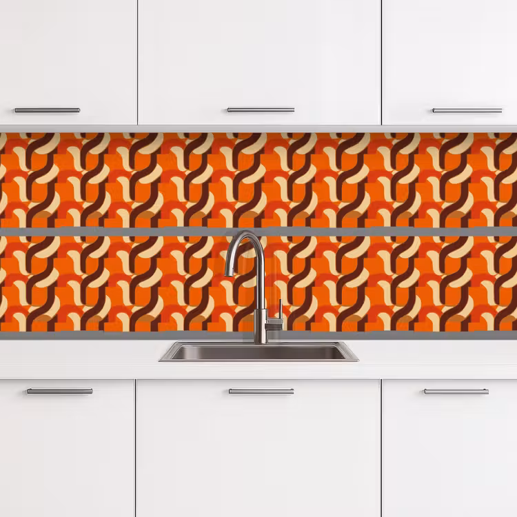 Schienale cucina - Retrò - Moderno - Colorato — 4