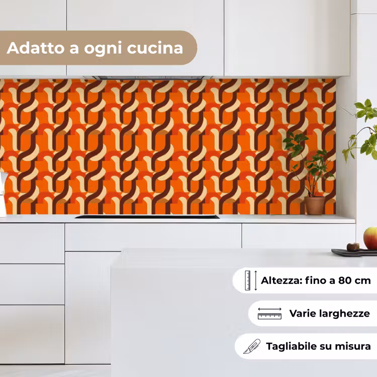 Schienale cucina - Retrò - Moderno - Colorato — 7