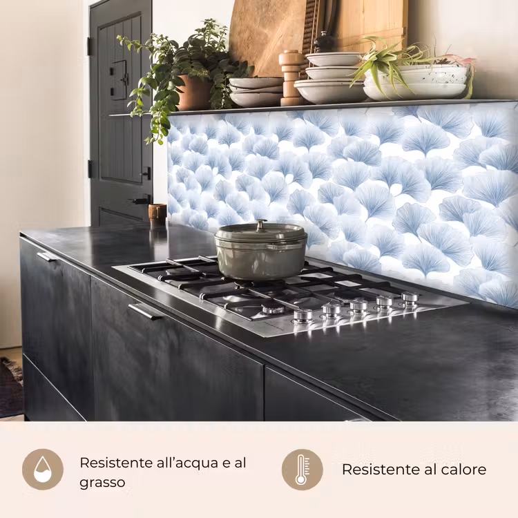Schienale cucina - Ventilatore - Moderno - Blu — 5