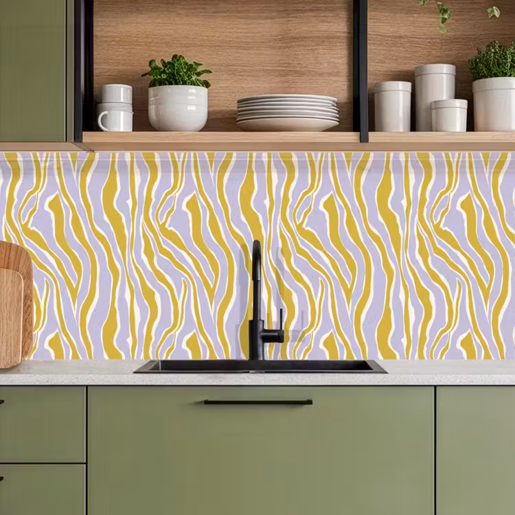 Schienale cucina - Zebra - Moderno - Multicolore — 8
