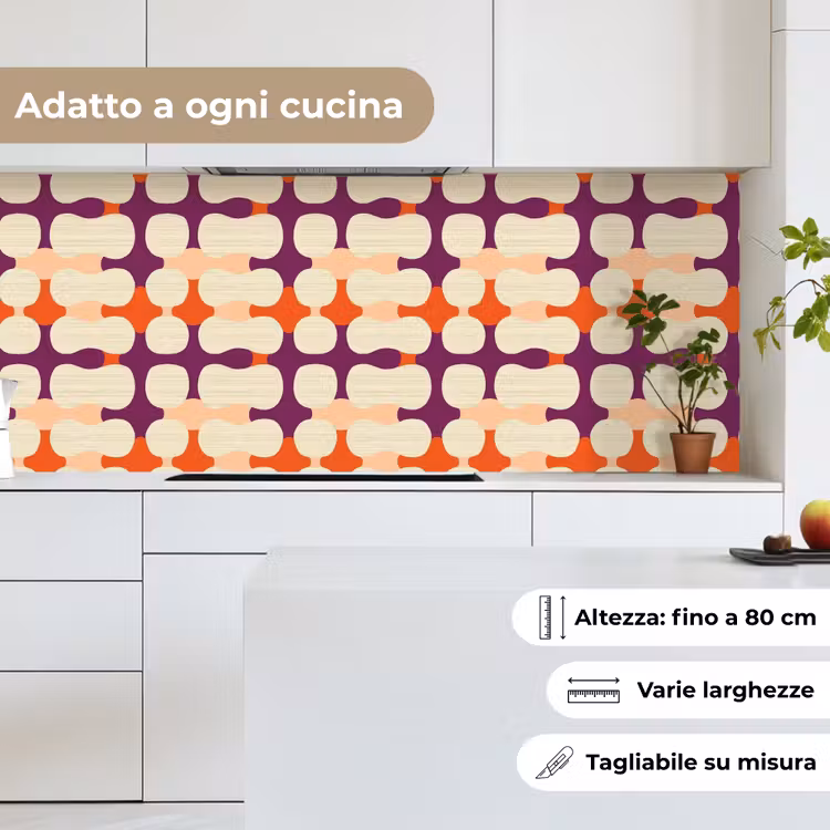 Schienale cucina - Moderno - A fantasia - Colorato — 7