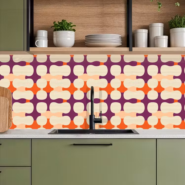 Schienale cucina - Moderno - A fantasia - Colorato — 8
