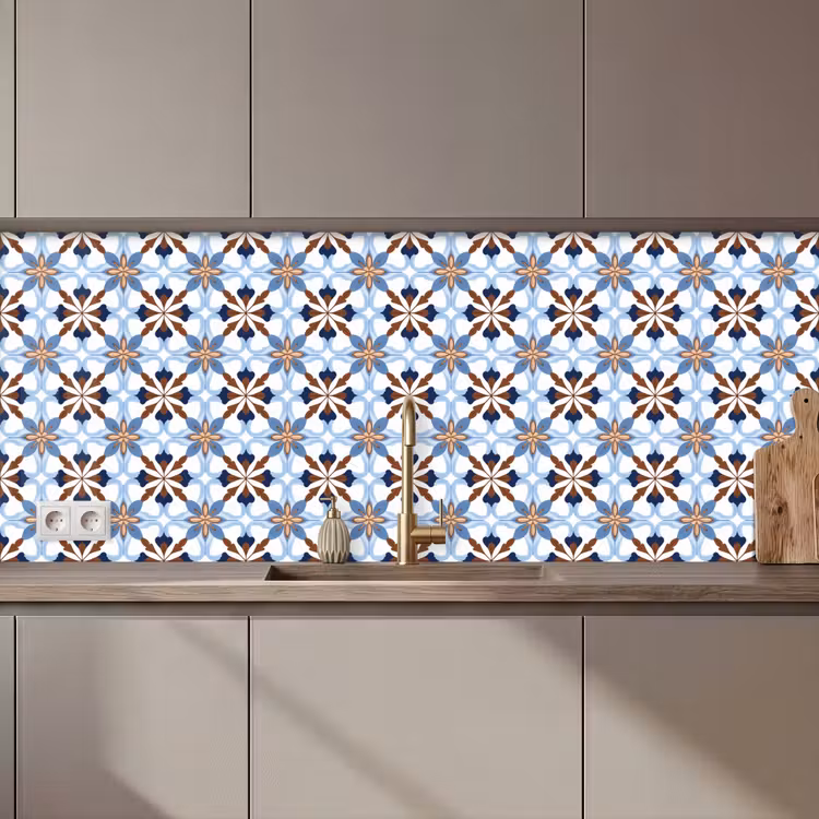 Schienale cucina - Ornamento - Piastrella - Colorato — 1