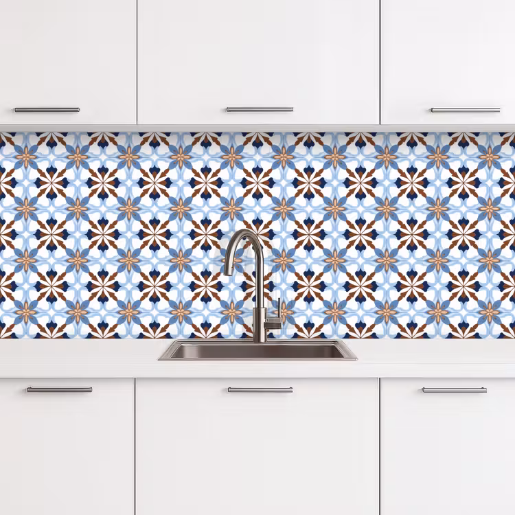 Schienale cucina - Ornamento - Piastrella - Colorato — 4
