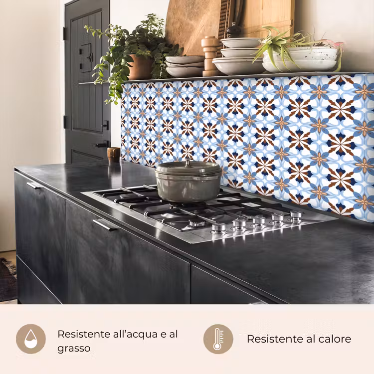 Schienale cucina - Ornamento - Piastrella - Colorato — 5