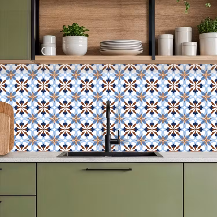 Schienale cucina - Ornamento - Piastrella - Colorato — 8