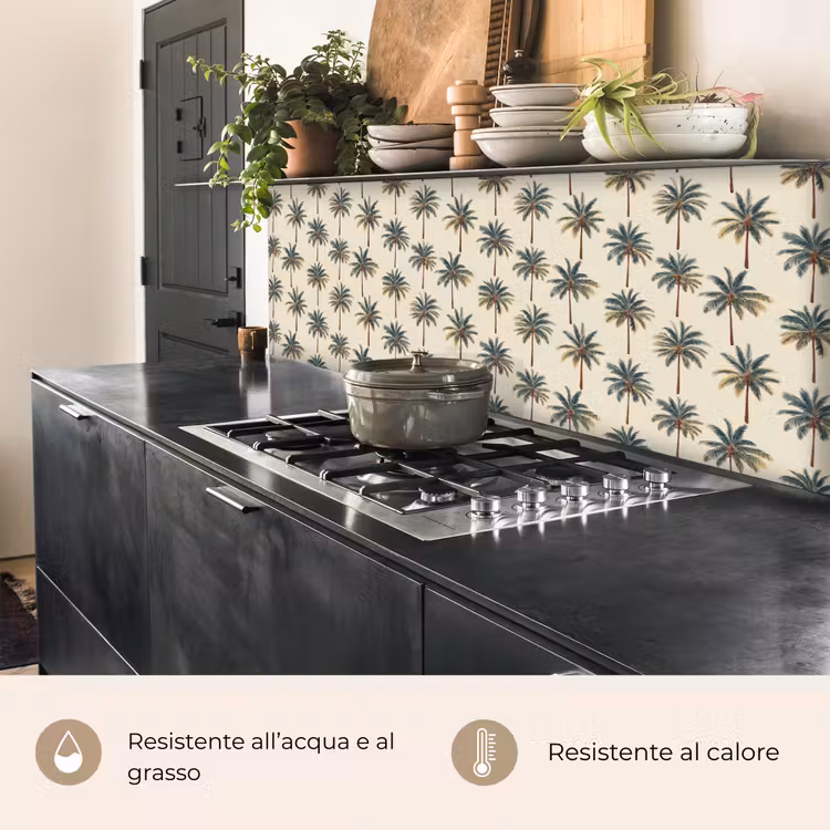 Schienale cucina - Palme - Tropicale - Verde — 5