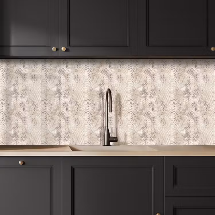 Schienale cucina - Serpente - Motivo - Beige — 6