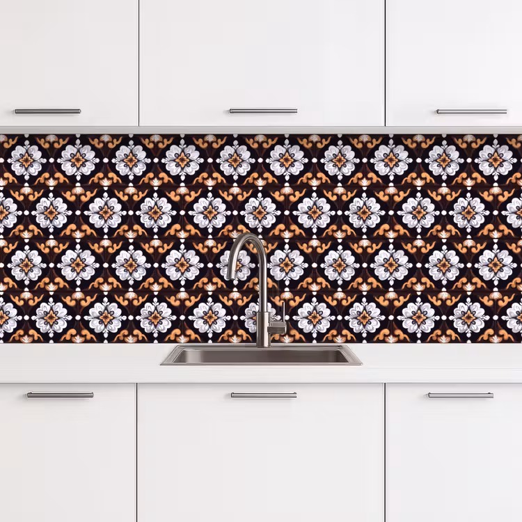 Schienale cucina - Tradizionale - Elemento - Colorato — 4