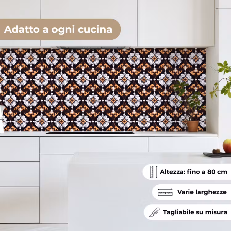 Schienale cucina - Tradizionale - Elemento - Colorato — 7