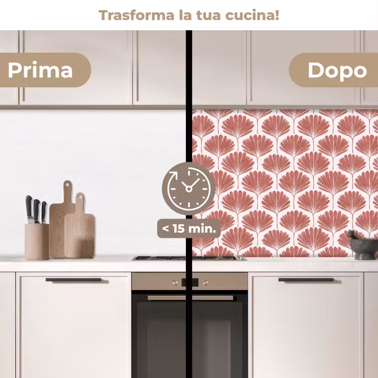 Schienale cucina - Ventaglio - Motivo - Terra — 3