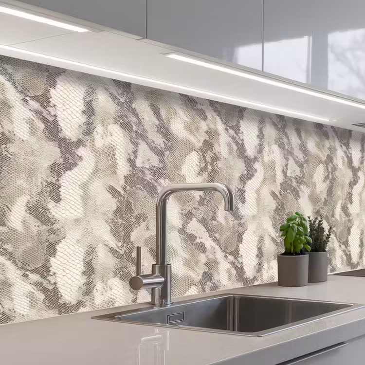 Schienale cucina - Serpente - Modello - Taupe — 2