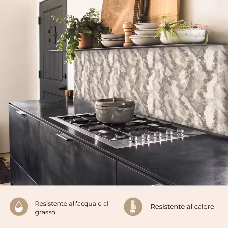 Schienale cucina - Serpente - Modello - Taupe — 5