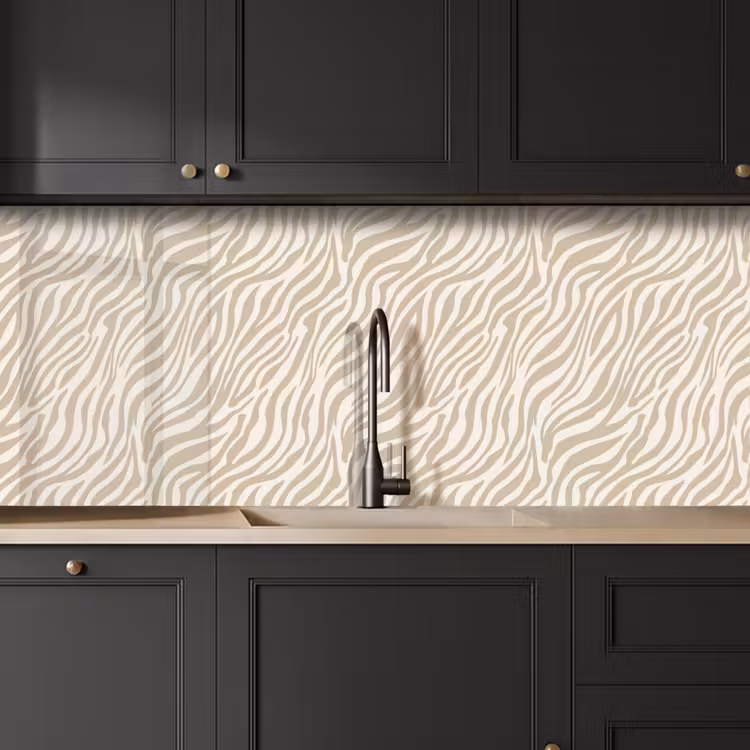 Schienale cucina - Zebra - Motivo - Beige — 6