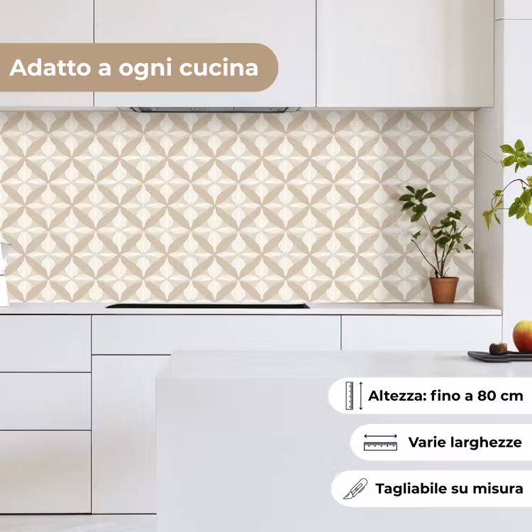 Schienale cucina - Modello - Classico - Beige — 7