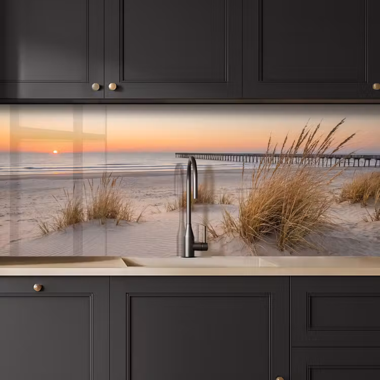 Schienale cucina - Molo - Tramonto - Spiaggia — 6