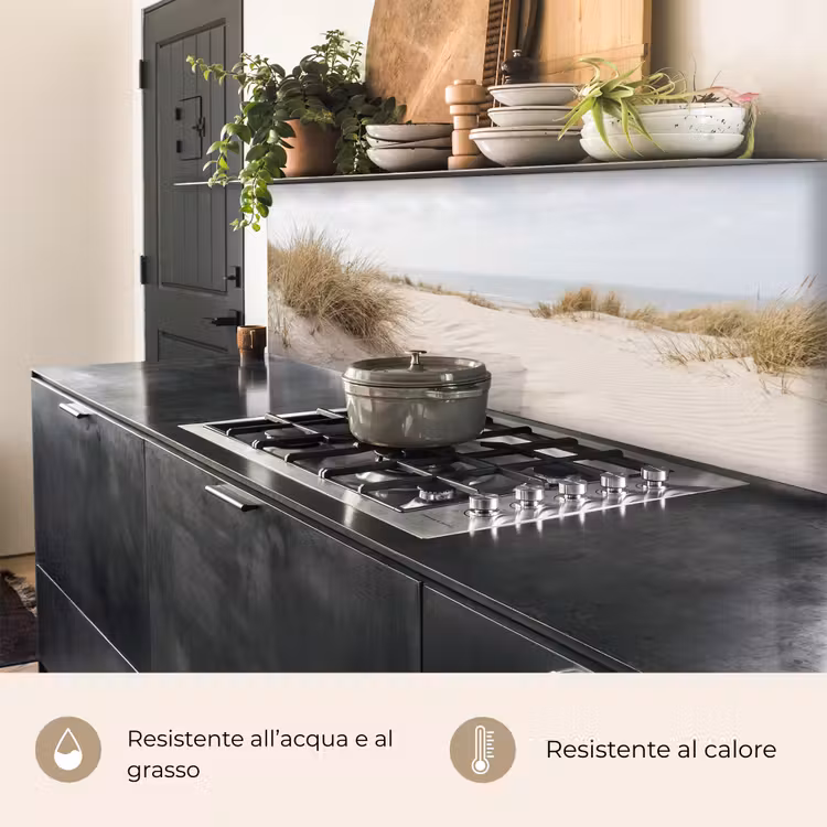 Schienale cucina - Nuvole - Paesaggio dunale - Sabbia — 5