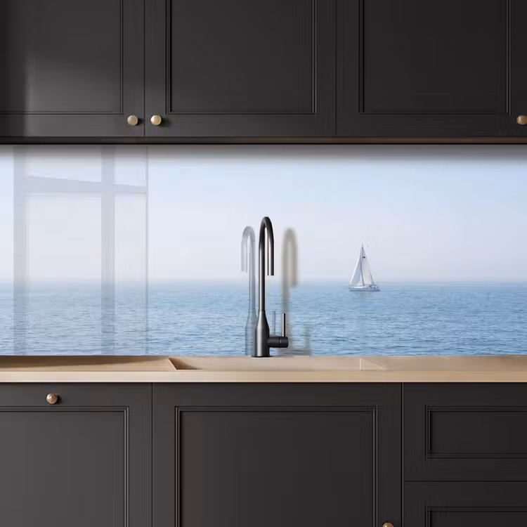 Schienale cucina - Orizzonte - Barca a vela - Mare — 6