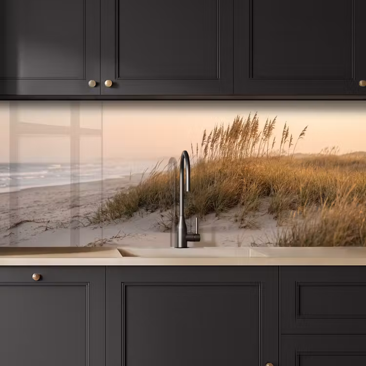 Schienale cucina - Paesaggio dunale - Tramonto - Spiaggia — 6