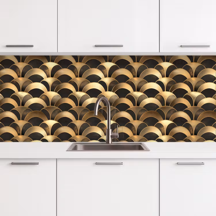 Schienale cucina - Scale - Struttura - Oro — 4