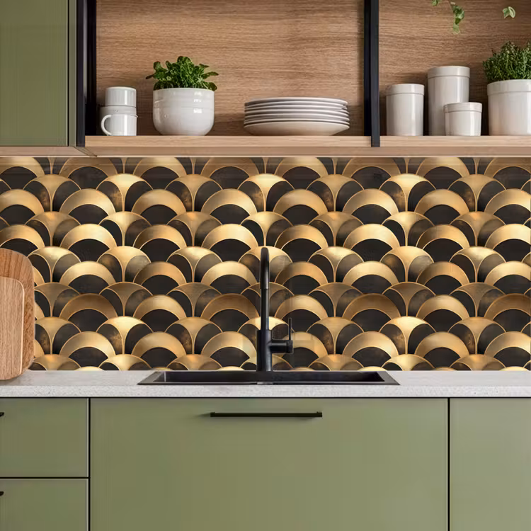 Schienale cucina - Scale - Struttura - Oro — 8