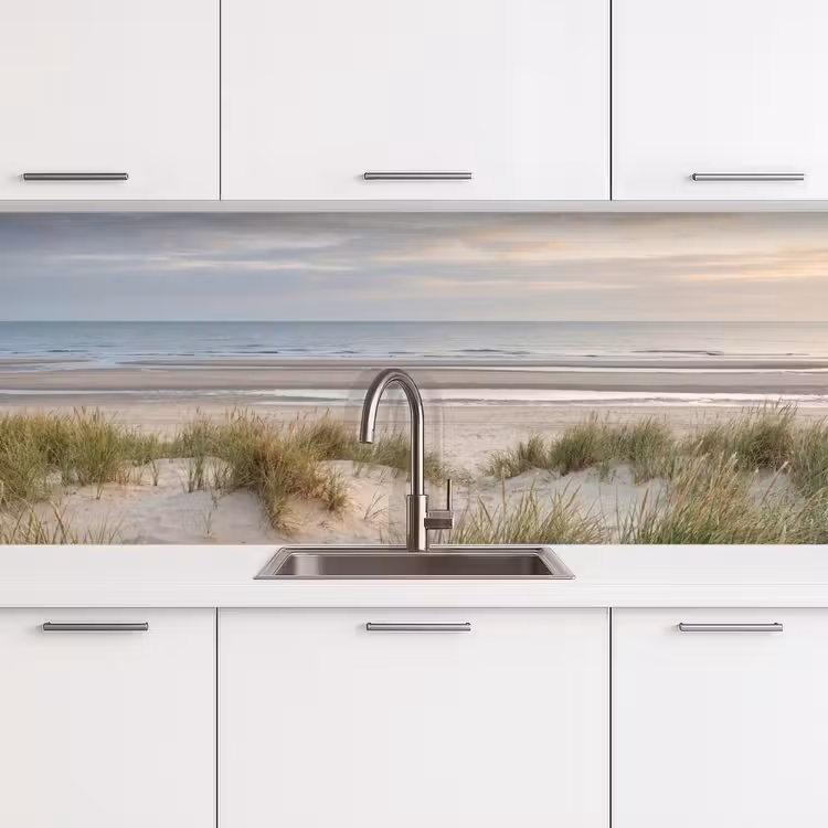 Schienale cucina - Spiaggia sabbiosa - Nuvoloso - Dune — 4
