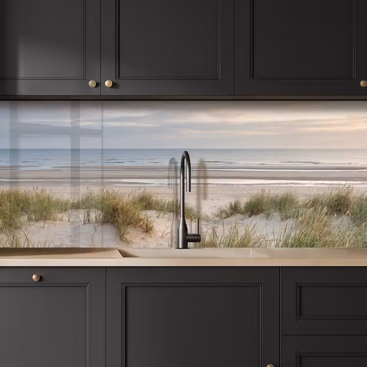 Schienale cucina - Spiaggia sabbiosa - Nuvoloso - Dune — 6