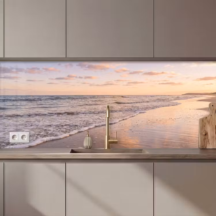 Schienale cucina - Spiaggia - Surf - Nuvole — 1