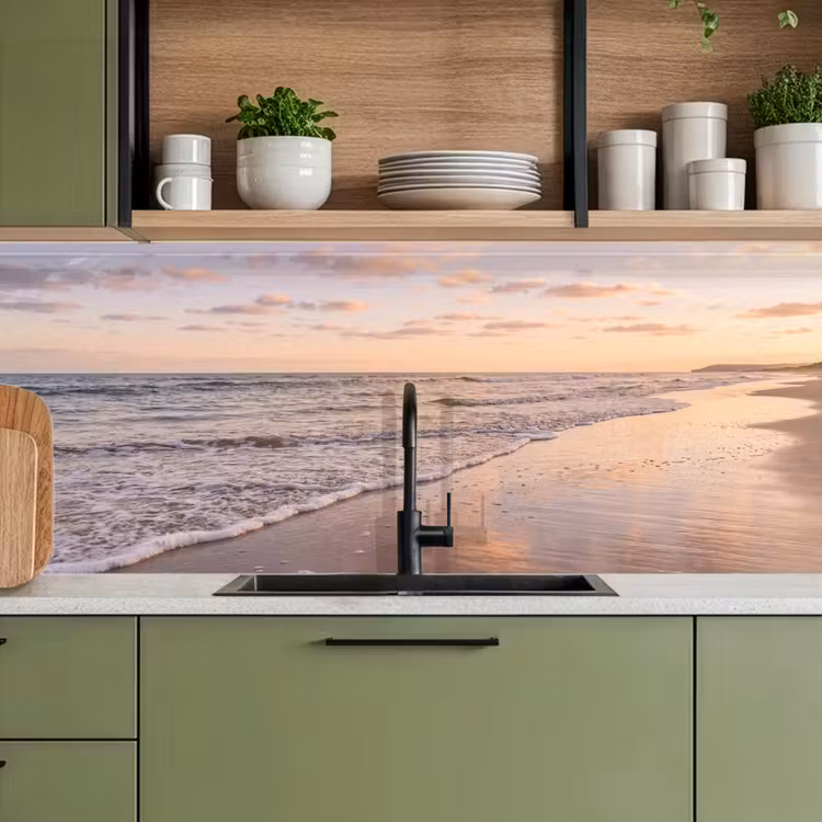 Schienale cucina - Spiaggia - Surf - Nuvole — 8