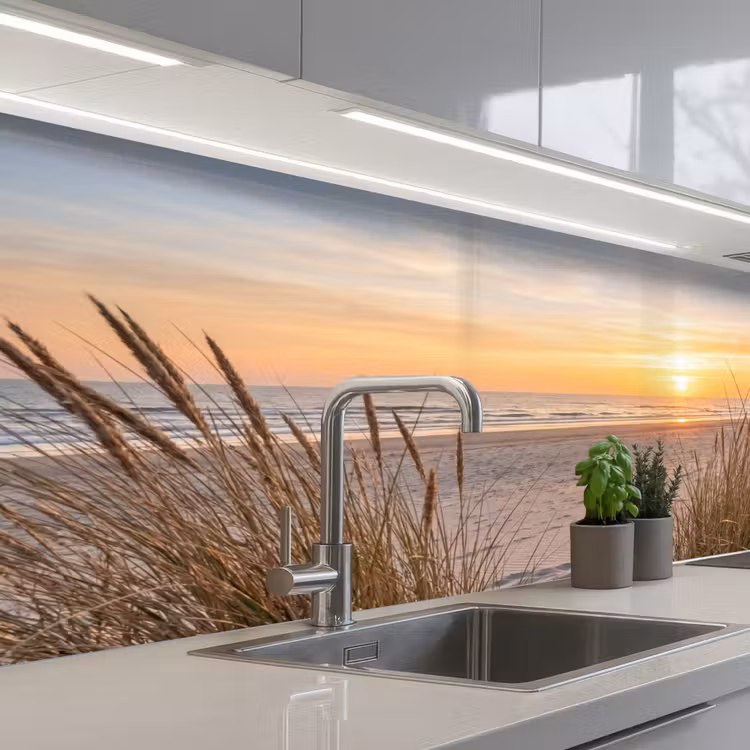 Schienale cucina - Tramonto - Dune - Mare — 2