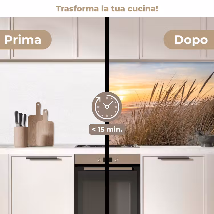 Schienale cucina - Tramonto - Dune - Mare — 3