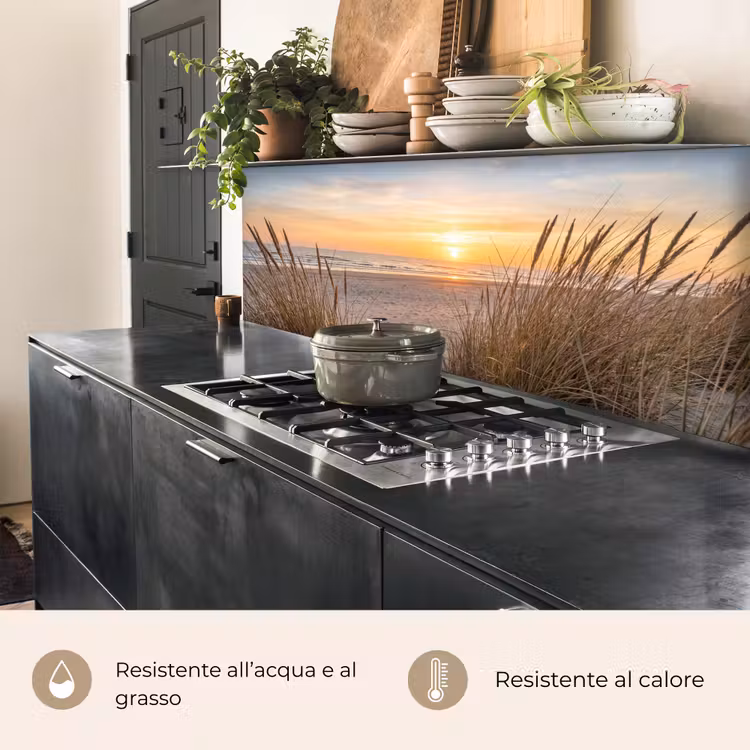 Schienale cucina - Tramonto - Dune - Mare — 5