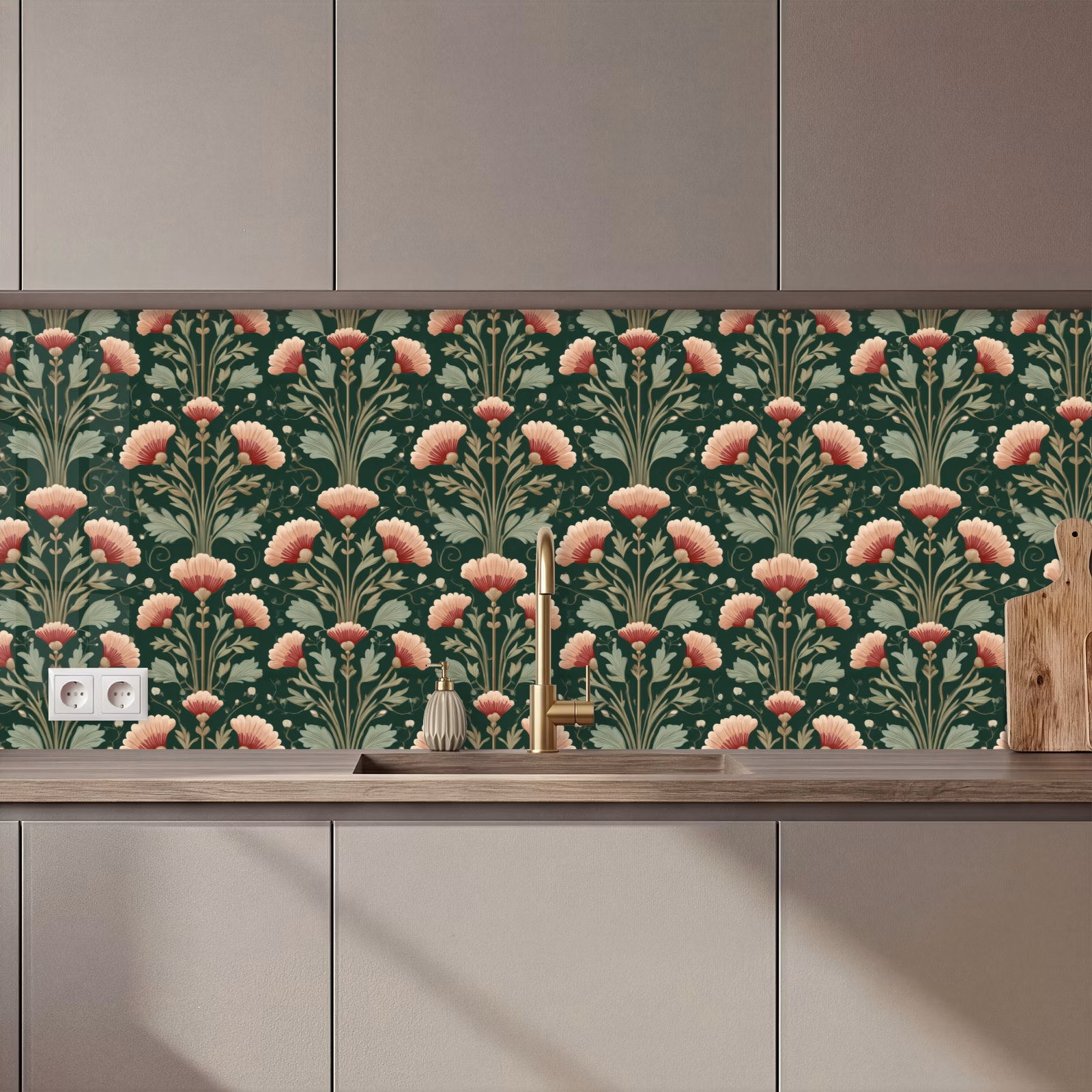 Schienale cucina - Motivo - Botanico - Colorato — 1