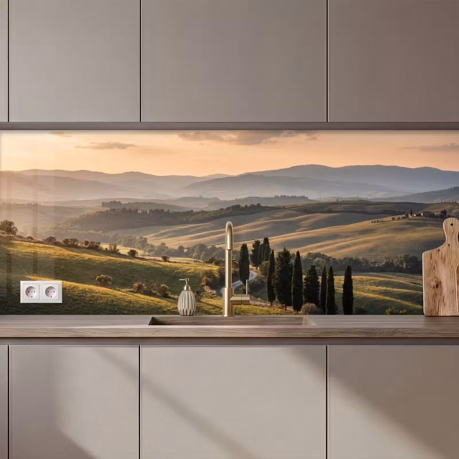 Schienale cucina - Toscana - Paesaggio - Colline — 1