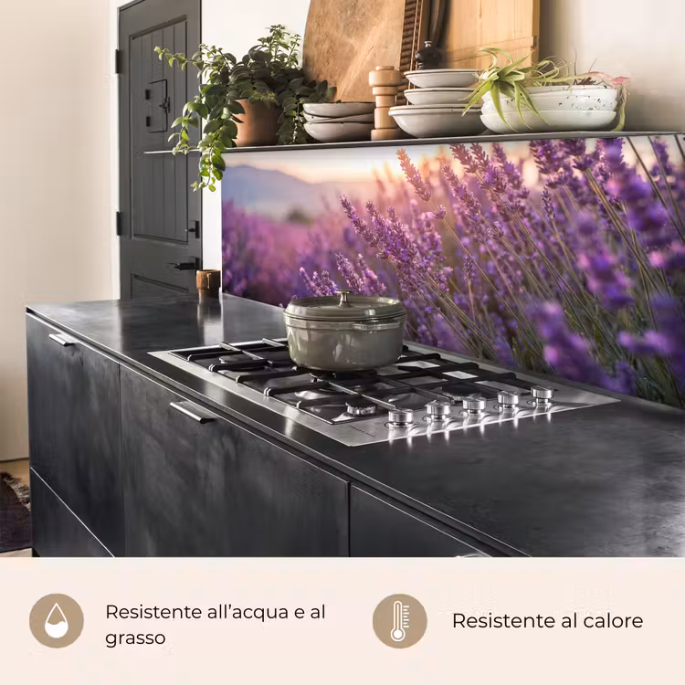 Schienale cucina - Lavanda - Viola - Luce solare — 5