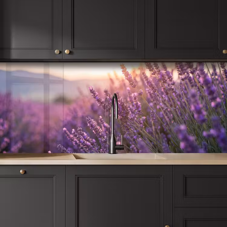 Schienale cucina - Lavanda - Viola - Luce solare — 6