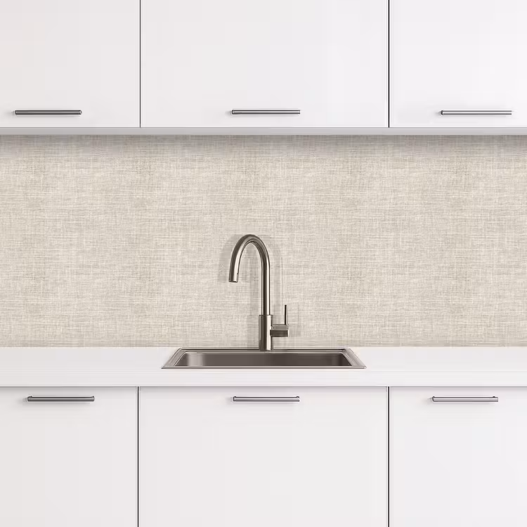 Schienale cucina - Lino - Struttura - Beige — 4