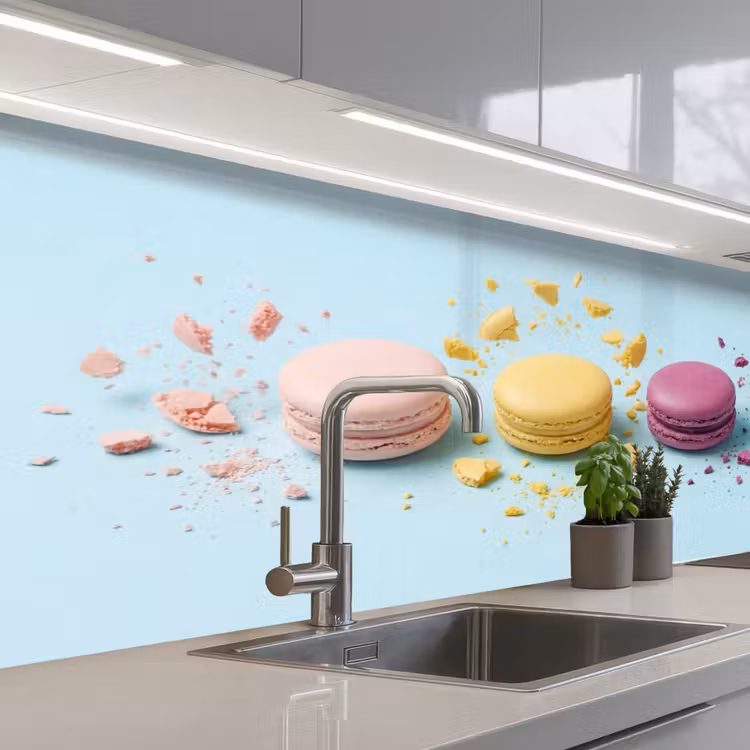 Schienale cucina - Macaron - Colorati - Pastello — 2