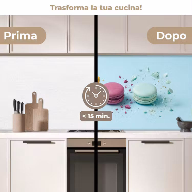 Schienale cucina - Macaron - Colorati - Pastello — 3